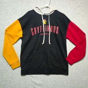Harry Potter Gryffindor Hogwarts Hoodie Sweatshirt Mens Medium‎ Color Block